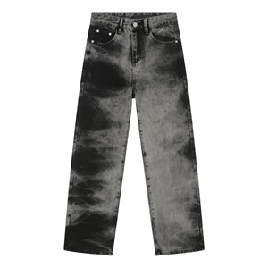 Ensemble de costume en jean Jeans Ensemble de veste en jean imprimé délavé et ensembles de jeans pour hommes - Product Image 2