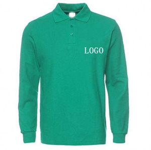 Camiseta de golf de algodón 100% para hombre al por mayor de fábrica, diseño personalizado que absorbe la humedad para camiseta de polo con impresión digital sólida - Product Image 2