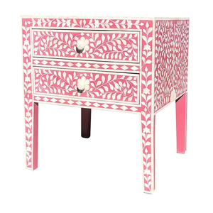 High-End Best Quality Bone Inlay Side Table with Stunning Round Designs Luxury Marble Bedroom Table From India Living Room Use - Product Image 4