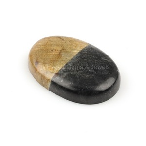 Nueva llegada 20x30mm Natural Picasso Jasper cabujón suave forma ovalada Flatback calibrado piedra preciosa suelta para la fabricación de joyas - Product Image 3