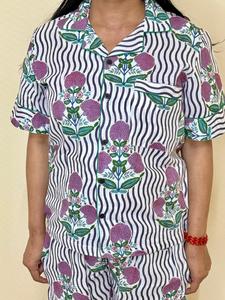 Vêtements de nuit pour femmes Pyjamas de nuit en coton pour femmes Ensemble de luxe au prix de gros - Product Image 5