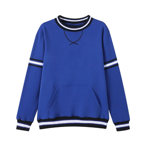 Sudadera Unisex de Forro Polar Azul Phi Beta Sigma, Lavado Ácido, Sin Forro, Cuello Redondo, Cuello Acanalado, Bordado 3D Universitario OEM - Product Image 1
