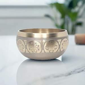 Ensemble de guérison par chakra moderne japonais bols chantants en métal en laiton poli pour la guérison par le son fabriqués avec artisanat - Product Image 5