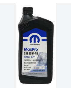 MOPAR Automotive Lubricant Anti-Wear <b>15W40</b> 6 Pack 1 Quart Bottles 68218940AD - Product Image 1