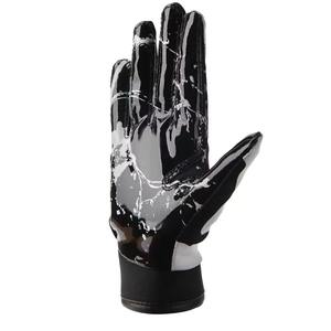 Gants de football américain en silicone de haute qualité, respirants, à séchage rapide, avec poignées antidérapantes pour la paume, doigts entiers, poignet réglable - Product Image 5