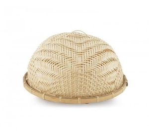 Lưới Vòm Thực Phẩm Dệt Tre Tấm Che Thực Phẩm Bằng Tre/Lều Thực Phẩm Trong Hiên Giỏ Lưới Bọ/Lưới Dây Tròn Tự Nhiên Tấm Che Thực Phẩm Bằng Tre Cho Gia Đình - Product Image 5