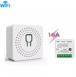 <span class=keywords><strong>Mini</strong></span> Módulo de interruptor inteligente inalámbrico con relé Wifi de 16A y 10A compatible con la aplicación Tuya Smart Life, temporizador de relé de voz <span class=keywords><strong>Google</strong></span> <span class=keywords><strong>Home</strong></span> <span class=keywords><strong>Alexa</strong></span> - Product Image 4