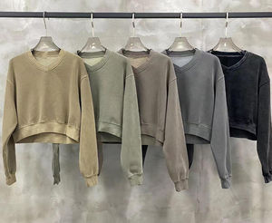 Sweat-shirts décontractés surdimensionnés à prix FOB, vente en gros, streetwear, sweat-shirt à capuche, style d'hiver, sweat-shirt pour femme - Product Image 1