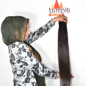 100% couleur naturelle indien Remy Extensions de cheveux Machine Double trame traitée aucune vague profonde facile à appliquer 100gm tissage de cheveux humains - Product Image 2