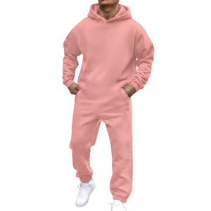 Wholesale Rate Men's Winter Printed Tracksuit Pullover <b>Hoodies</b> Training Jogger Sets Sport Wear Sweat Suits Casual Design New - Product Image 3