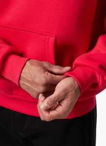 Wholesale 500gsm <b>Oversized</b> <b>Fleece</b> Men's <b>Hoodie</b> Sweatshirt Custom Cotton Blank Unisex Hoodies - Product Image 5