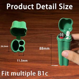 Piccolo portasigarette in metallo di alluminio per accessori per fumatori stampati regolari e King Size personalizzati con custodia più leggera - Product Image 2