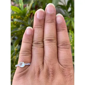 Natural Aquamarine Tanzanite <b>Ring</b> 925 Sterling Silver Handmade Gemstone <b>Ring</b> Wholesale Jewelry Supplier - Product Image 4