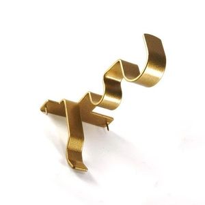 Elegantes soportes de cortina de hierro curvo para colgar cortinas de primera calidad que necesitan soportes fuertes con acentos metálicos clásicos - Product Image 3