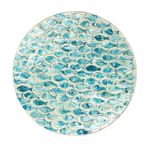Ramadan 2026 produits nacre assiettes de chargeur meilleur vendeur nacre napperon fabriqué au Vietnam assiettes de chargeur en rotin - Product Image 6