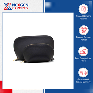 Nueva Llegada de Bolsas de Cosméticos de Cuero Genuino Ecológico de la Mejor Calidad, Ligeras, con Cierre, Precios Competitivos, de la India - Product Image 2