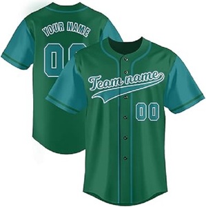 Jersey de béisbol transpirable de alta calidad Tipo de patrón sólido - Product Image 1