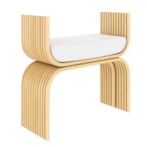 Natural Eco-Friendly Rattan Kyoto <b>Stools</b> For Home Outdoor and Indoor Furniture Super Comfortable With Cushion Wholesale Price - Product Image 1