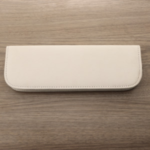 Bolsa de tijera de cuero plateado portátil, plegable, impermeable, ecológica, estuche de almacenamiento moderno para peluquero y herramientas de aseo para mascotas - Product Image 1