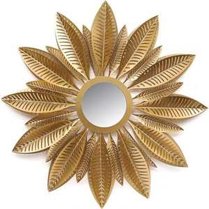 Miroir mural moderne en métal de qualité supérieure décoration suspendue la plus tendance pour la maison salon hôtel couloir utilisation - Product Image 3