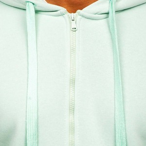 Men High Quality 380GM Winter Solid Zip up Hoodie - Product Image 5