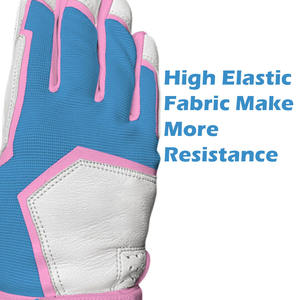 Guantes de Bateo de Béisbol de Cuero Premium, Tacto Suave con Malla Transpirable, Agarre Fuerte, Juega Seguro con Ajuste Cómodo - Product Image 6