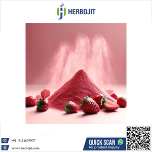 Herbojit International, Polvo de Jugo de Fresa Liofilizado Natural de Calidad Superior, Grado Alimenticio, Hecho en India, Aditivos Alimentarios al por Mayor - Product Image 6