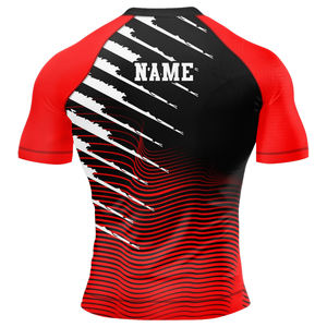 Custom Printed <b>Rash</b> <b>Guard</b> Sublimation Printed Rashguard Mma Rushguard Mma Rashguard for <b>Men</b> - Product Image 2