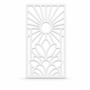 Decorative Modern CNC Cut PVC Privacy Screen Room Divider Panel Quiet Arch Outdoor/Indoor 600 X 1000 mm Made in Germany - Product Image 6