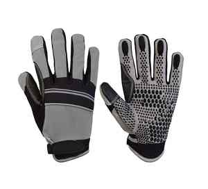 Guantes de mecánico de cuero de grano de piel de cabra transpirables superventas Guantes de conductor Anti-Corte Funciones de impacto Guantes de mecánico - Product Image 2