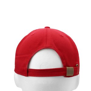 Gorra de béisbol clásica unisex de algodón suave deportivo tamaño ajustable cómodo duradero para todo el año excelente calidad Color rojo - Product Image 2