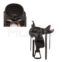 Selle de cheval Western en cuir véritable pour saut d'obstacles, de qualité supérieure, en fibre de verre naturelle souple, couleur personnalisable, pour l'équitation tout-terrain, avec siège profond