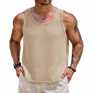 Camisetas sin Mangas para Hombre, Camisetas Deportivas Ajustadas, Camisetas de Gimnasio con Paneles para Hombre - Product Image 1