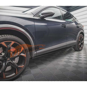 Cupra Formentor 2020 MX Thiết Kế V1 Mô Hình Bên Váy Thấp Môi Phần Mở Rộng Lưỡi Cánh Cánh Cánh Đàn Piano Bóng Bề Mặt Màu Đen Nhựa - Product Image 2