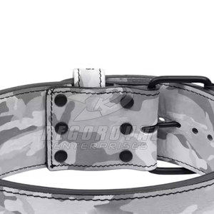 Cinturón de cuero personalizado para levantamiento de pesas de una sola punta para levantamiento de pesas y entrenamiento de fuerza cinturón de una sola punta - Product Image 4