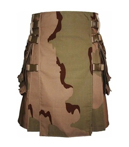 ทำขึ้นเพื่อวัดสีดำกระโปรงหนังโรมันพร้อมกระดุมทองอุปกรณ์เครื่องดนตรี - Product Image 6