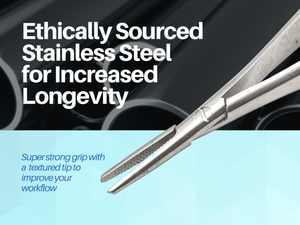 Castroviejo ที่ใส่เข็มตรงพร้อมล็อคสแตนเลสที่มีอยู่ในทุกขนาดและคุณภาพเครื่องมือผ่าตัด - Product Image 5