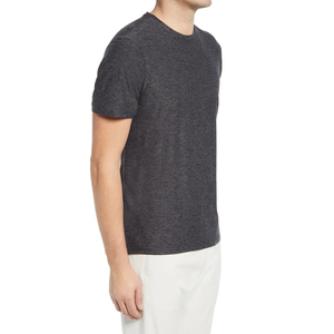 T-shirts à manches courtes pour hommes, col rond, 100% coton, tissu peigné, personnalisable, respirant, vêtements décontractés pour hommes - Product Image 3