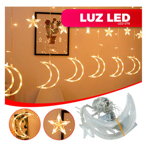 ไฟประดับม่านน้ำตก LED รูปดาว 2.8 ม. - คละสี - Product Image 2
