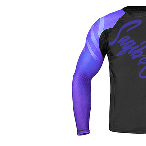 เสื้อแรชการ์ด BJJ พิมพ์ซับลิเมชันงานตามสั่ง - Product Image 5