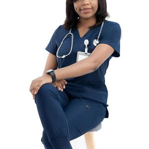 2025 más vendidos mujeres Hospital Scrub uniforme último diseño al por mayor tasa Scrubs uniforme para mujeres - Product Image 4