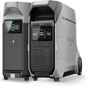 Auténtica Estación de Energía Portátil EcoFlow DELTA Pro 3 de 120V y 240V con 8000W, Incluye 2 Paneles Solares y Batería Adicional OMT - Product Image 3