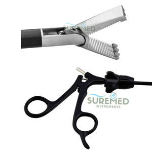 Pinzas de Presión Laparoscópicas de 5 mm, Instrumento Quirúrgico para Manipulación de Tejidos, Acero Inoxidable - Product Image 2