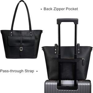 กระเป๋าถือหนังแท้จากนักออกแบบคุณภาพสูงพร้อมสายคล้องรถเข็นสำหรับร้านเสื้อผ้าออนไลน์ - Product Image 2