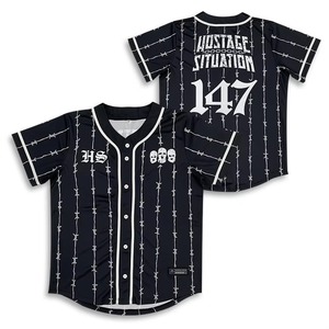 Camiseta de Béisbol Unisex Personalizada, Transpirable, de Secado Rápido, con Logotipo Bordado en la Parte Delantera y Trasera, Transferencia Térmica - Product Image 1