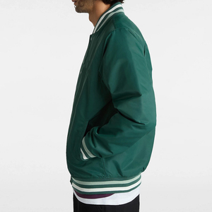 Chaquetas Varsity Personalizadas al por Mayor para Hombre/Unisex, Cuello Alto, Transpirables, de Secado Rápido, Poliéster/Algodón, Colores Personalizados - Product Image 4