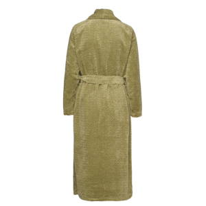 เสื้อคลุมอาบน้ำสำหรับโรงแรม/รีสอร์ททำจากผ้าฝ้าย100% สีขาวแบบคลาสสิกพร้อมผ้าคลุมคอปกแบบเก็บความร้อน - Product Image 2