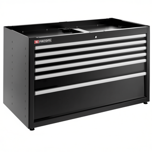 ตู้เก็บเครื่องมือ Facom สีดำแบบสองชั้น 6 ลิ้นชัก - Product Image 2