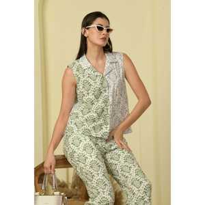 Conjunto Harmony Coord de 2 Piezas para Uso Diario, Tela Crepé, Formal, con Capucha, Largo por Encima de la Rodilla, Sin Mangas, Transpirable, para Mujer, Invierno - Product Image 6