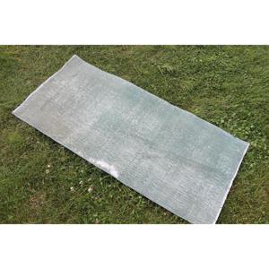 พรมตุรกี, พรมวินเทจขนาด 0.2x3.9 ฟุต, พรมขนสัตว์โมร็อกโกสีเทา - Product Image 4